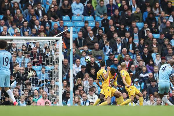 Manchester City ease past tame Crystal Palace