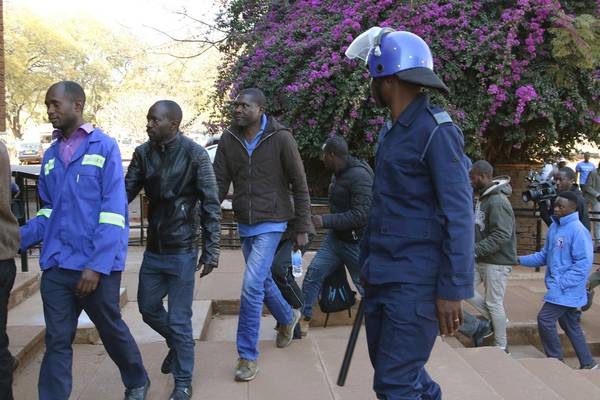 Zimbabwe opposition activists charged with public violence