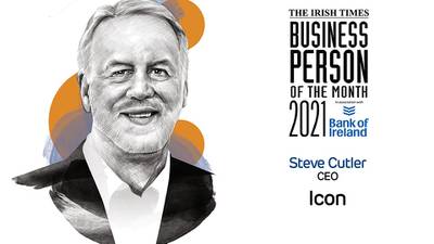 The Irish Times Business Person of the Month: Steve Cutler