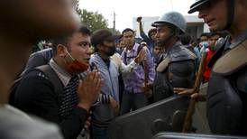 Nepal villagers  block aid trucks  in protest at government response