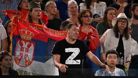 Australian Open spectators supporting Russian invasion questioned by police 