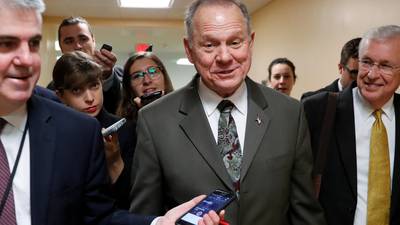 US senate candidate Roy Moore denies child sex abuse