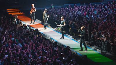 U2 mix memories of Dublin childhood with politics on opening gig of world tour
