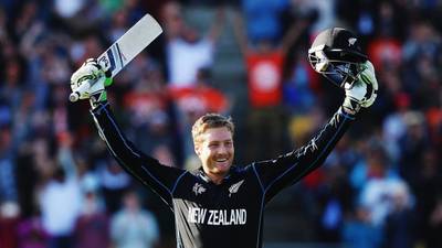 Stunning Guptill sends New Zealand to World Cup semis
