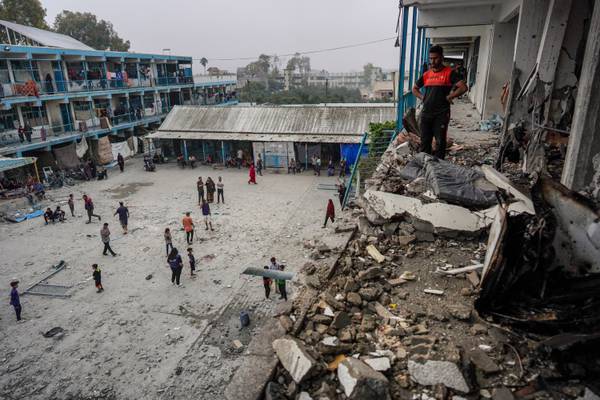 Israeli strike on school in Gaza kills at least 35, says UN, as ceasefire negotiations continue