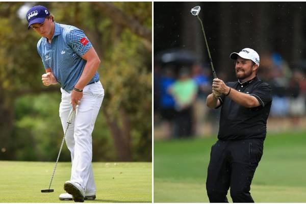 Putting the key in contrasting form of Shane Lowry and Paul Dunne