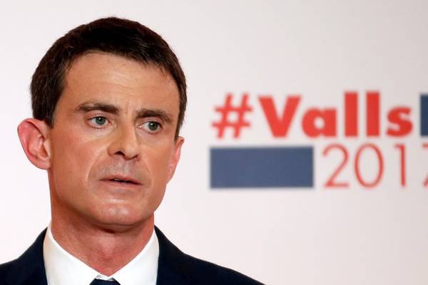 Manual Valls launches bid for Socialists with shift to left