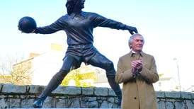 Statue of Pat Jennings, Northern Ireland’s ‘greatest sport ambassador’, unveiled