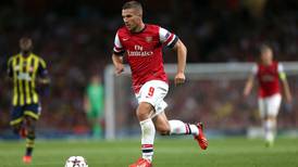Arsenal’s Lukas Podolski out for 10 weeks