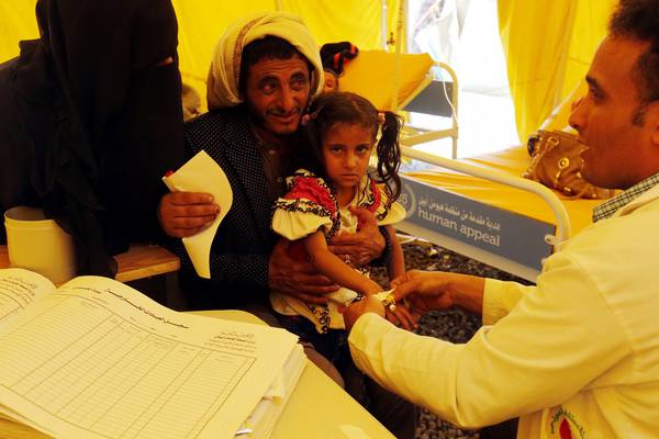 ‘One million children’ at risk of cholera death in Yemen