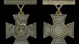 A Victoria Cross medal and Princess Diana’s ‘revenge dress’ from The Crown