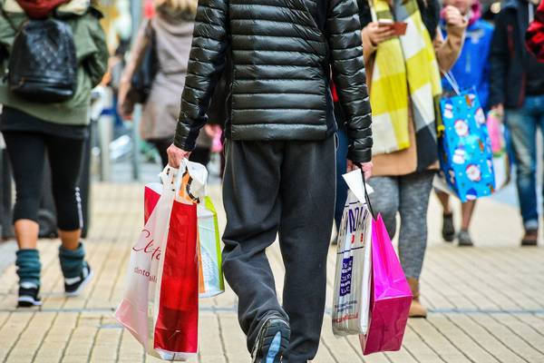 Britain’s shoppers rein in spending in first yearly decline since 2013