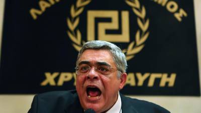 Greek police arrest senior figures in   Golden Dawn party