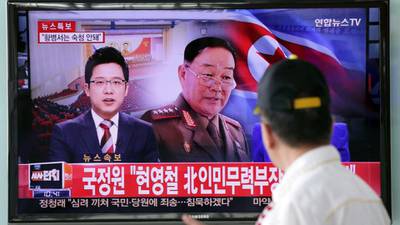 North Korea defence minister ‘executed’ for sleeping