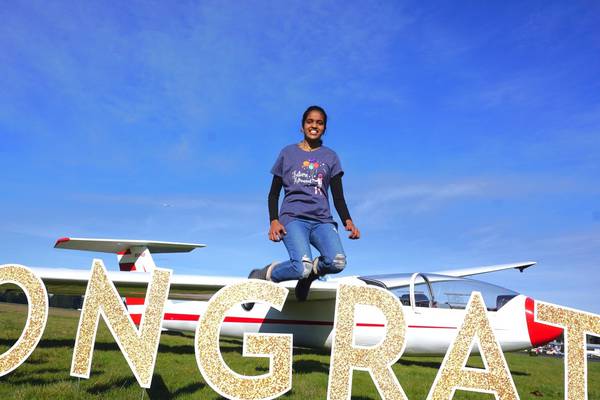 The Irish-born girl flying gliders solo: ‘Going to Mars is my dream’