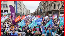 Day of action is ‘only the start’, unions in North pledge