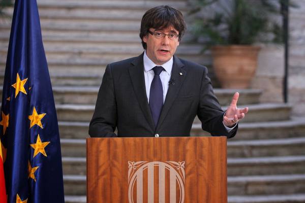 Catalonia’s separatist leader calls for resistance