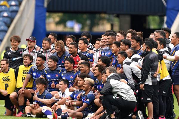 Great entertainers Japan laying foundations to join rugby elite