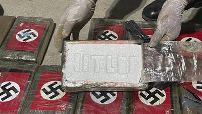 Cocaine packages emblazoned with Nazi flag seized in Peru