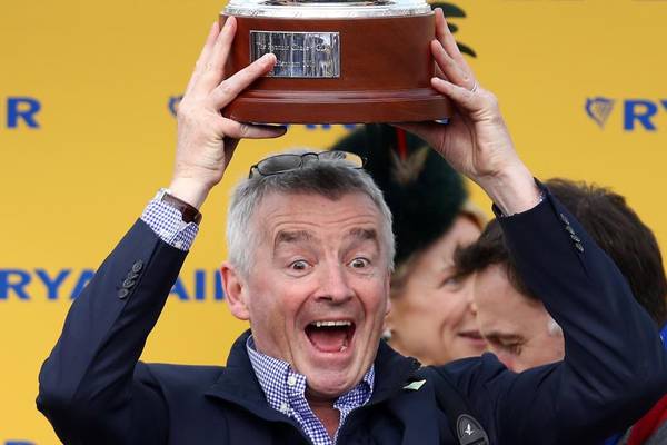 O’Leary leaving horse racing with Ryanair race left to run