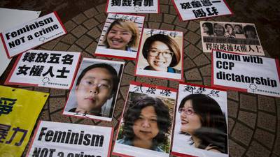 Human rights groups welcome the release of feminist activists in China