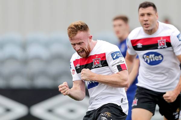 Sean Hoare’s goal enough for Dundalk to see off Waterford