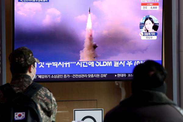 North Korea launches ballistic missile, US military says