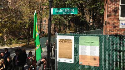 New York  street  renamed Easter Rising Way by city council