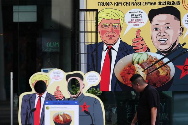 Trump and Kim set to arrive in Singapore for historic summit