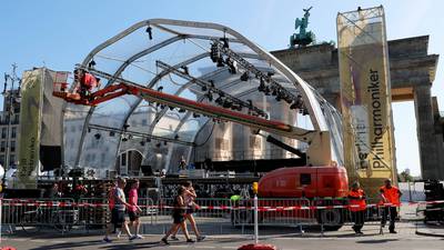 Historic gate will be Berlin Philharmonic’s backdrop