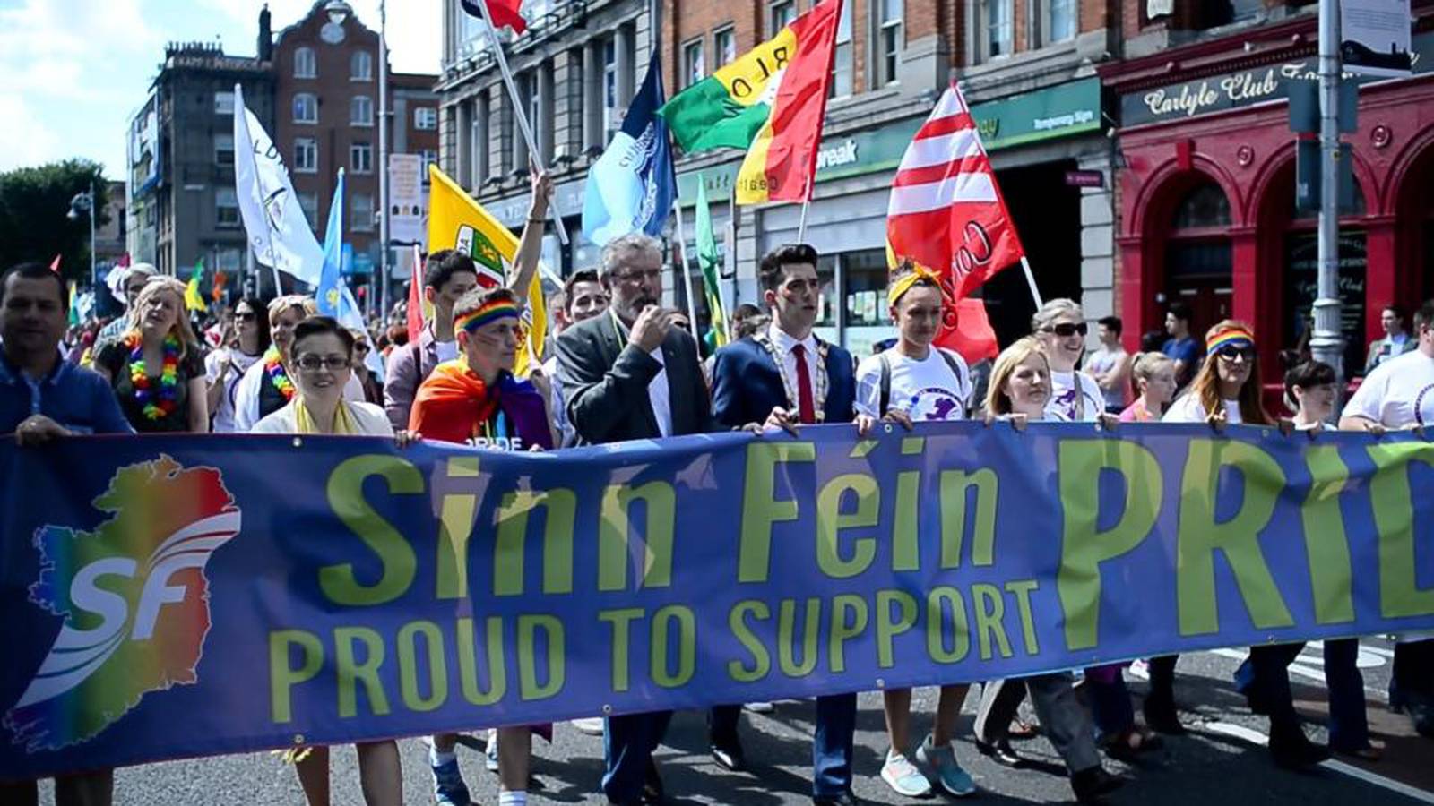 Rainbows come out over the crowd at Dublin Pride Parade The Irish Times