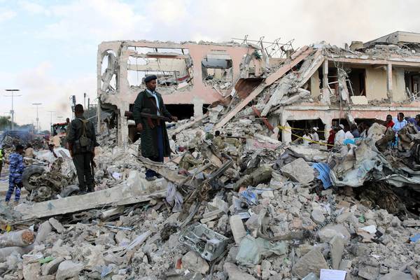 Death toll from Somalia bomb attacks rises to more than 300