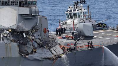 Maritime mystery: why a US destroyer and cargo ship collided