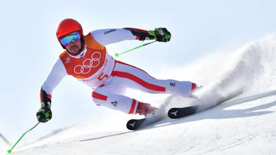 Austria’s Marcel Hirschel makes it double gold with giant slalom win