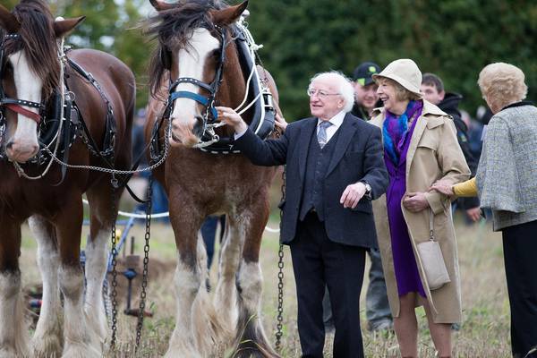 Áras candidates press the flesh at National Ploughing Championships