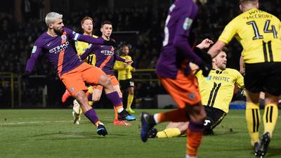 Burton hold their own as Man City reach League Cup final