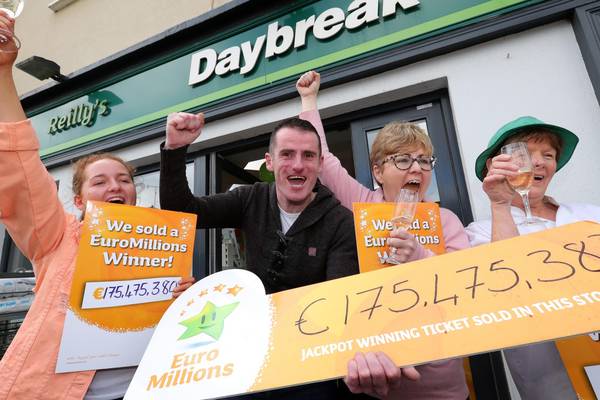 Irish village reacts to €175m EuroMillions win: ‘I was physically sick’