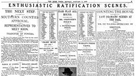 ‘The first step on a new path’: What The Irish Times thought of the Treaty vote