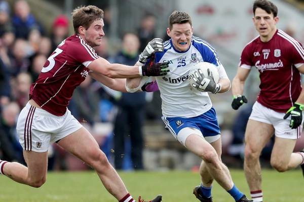 Galway see off 14-man Monaghan to reach Division One final