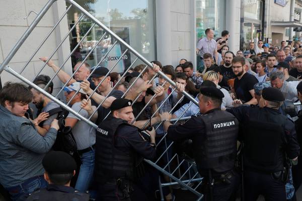 More than 1,000 arrested in Moscow over council election protest