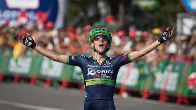 Britain’s Simon Yates powers to victory in stage 6 of Vuelta