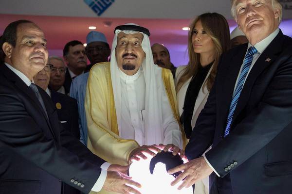 Why exactly was Donald Trump holding a glowing orb?