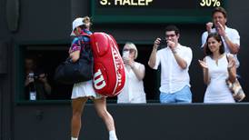 Top seed Halep sent packing at Wimbledon