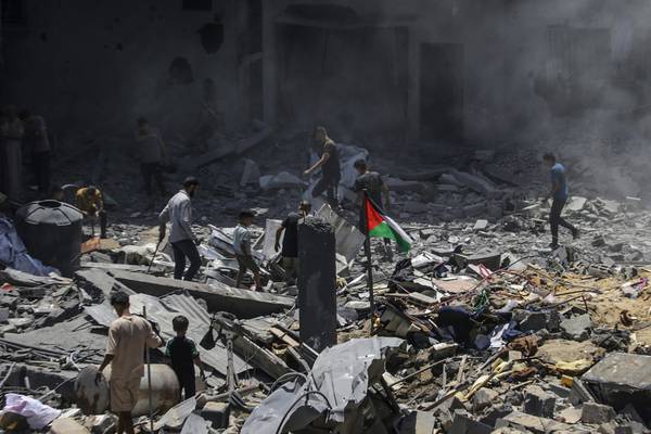 Israel-Gaza war: At least 17 Palestinians killed by double air strikes on refugee camps