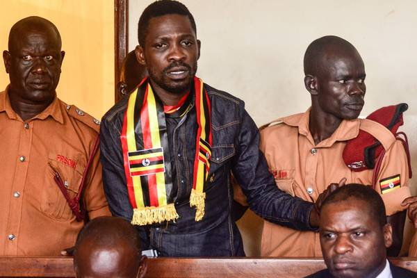 Ugandan singer Bobi Wine charged with treason