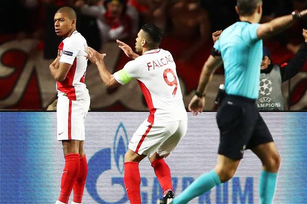 Falcao and Kylian Mbappe on target as Monaco march on