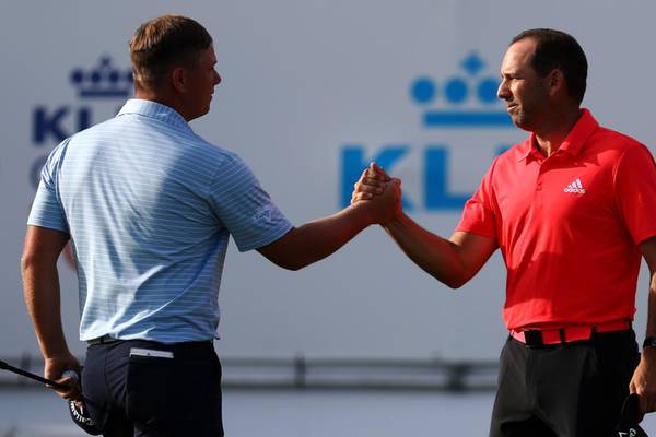 Garcia and Shinkwin take share of lead into final round at KLM Open