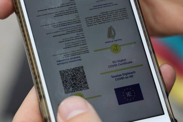 One million digital Covid certs expected to be issued by Wednesday