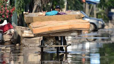 Tropical storm threatens Central America as it grapples with aftermath of hurricane