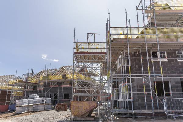 Commercial building up but housebuilding slips, survey suggests